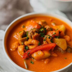 Rozgrzewająca zupa z kurczakiem Placek z duszonymi Jadłospis jesienny Jadłospis zimowy